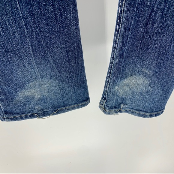 TwentyOne Black Destroyed Slim Boot Stretch Jeans - Picture 8 of 8